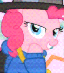 Size: 336x386 | Tagged: safe, screencap, pinkie pie, earth pony, pony, g4, season 4, testing testing 1-2-3, animated, cropped, female, gif, loop, mare, rapper pie, snoop dogg, solo