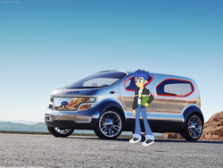 Size: 1600x1200 | Tagged: safe, flash sentry, equestria girls, g4, car, ford, ford airstream concept, male, solo