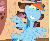 Size: 600x500 | Tagged: safe, screencap, rainbow dash, pegasus, pony, g4, season 4, testing testing 1-2-3, animated, chair, cute, dashabetes, female, grin, happy, irrational exuberance, lip bite, loop, out of context, rocking, solo, spread wings, stool, stooldash