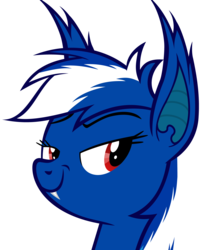 Size: 4800x6000 | Tagged: artist needed, safe, oc, oc only, bat pony, pony, absurd resolution, cute, smirk, solo