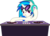 Size: 3526x2510 | Tagged: safe, artist:tsabak, dj pon-3, vinyl scratch, pony, unicorn, g4, testing testing 1-2-3, female, headphones, high res, hooves, horn, mare, simple background, smiling, solo, sunglasses, teeth, transparent background, vector, vinyl's glasses