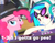 Size: 426x334 | Tagged: safe, edit, edited screencap, screencap, dj pon-3, pinkie pie, vinyl scratch, pony, g4, testing testing 1-2-3, arin hanson, caption, danny sexbang, egoraptor, image macro, meme, need to pee, ninja sex party, potty time, rapper pie, rapping, starbomb