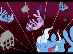 Size: 490x360 | Tagged: safe, artist:kyonsylar, trixie, twilight sparkle, pony pov series, g4, alex warlorn, fanfic, reharmonized ponies