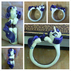 Size: 1024x1024 | Tagged: safe, artist:silk-locket, rarity, g4, photo, ring