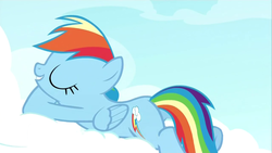 Size: 1280x720 | Tagged: safe, edit, edited screencap, screencap, rainbow dash, pegasus, pony, g4, testing testing 1-2-3, butt, butt tail, female, mare, plot, solo