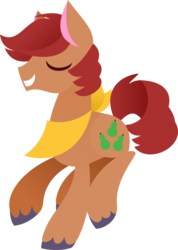 Size: 1501x2107 | Tagged: safe, artist:looji, oc, oc only, oc:bartlett, earth pony, lineless, male, simple background, solo, transparent background