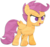 Size: 950x900 | Tagged: safe, artist:narflarg, scootaloo, pegasus, pony, g4, female, filly, foal, simple background, solo, transparent background