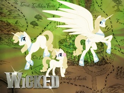 Size: 1320x990 | Tagged: safe, artist:windfox14, glinda the good witch, ponified, wicked