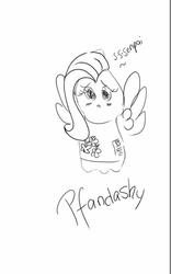 Size: 500x800 | Tagged: safe, artist:resonance, fluttershy, g4, bottle, bs-bronies, female, pun, solo