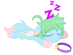 Size: 6000x4500 | Tagged: safe, artist:csillaghullo, oc, oc only, oc:starshine, pegasus, pony, absurd resolution, eyes closed, sleeping, solo