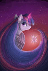 Size: 673x1000 | Tagged: safe, artist:katrada, twilight sparkle, alicorn, pony, g4, female, mare, solo, twilight sparkle (alicorn)