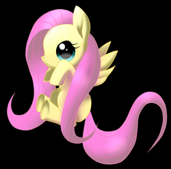 Size: 500x492 | Tagged: safe, artist:horuru, fluttershy, g4, chibi, female, pixiv, solo