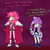Size: 950x950 | Tagged: safe, artist:ichibangravity, king sombra, pinkie pie, oc, human, ask king sombra pie, g4, compact cassette, duo, humanized, rae mix, tumblr