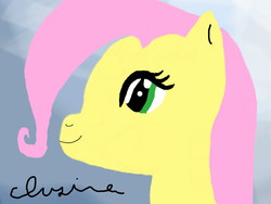 Size: 1280x960 | Tagged: safe, artist:elusive, fluttershy, g4, colors! 3d, female, solo