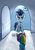 Size: 490x698 | Tagged: safe, artist:peachykat, rainbow dash, soarin', g4, blushing, fanfic art, female, heart, male, ship:soarindash, shipping, smiling, straight, thought bubble