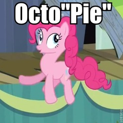 Size: 450x450 | Tagged: safe, pinkie pie, g4, testing testing 1-2-3, derp, female, image macro, meme, pun, solo