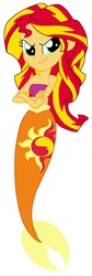 Size: 888x2656 | Tagged: dead source, safe, artist:rebelprincess59, sunset shimmer, mermaid, equestria girls, g4, cutie mark, eqg promo pose set, evil smile, female, happy, irony, mermaid tail, mermaidized, not fiery shimmer, smiling, smirk, solo, story in the comments