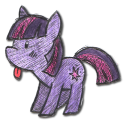 Size: 500x490 | Tagged: safe, artist:daieny, twilight sparkle, g4, :p, chibi, cute, female, simple background, solo, tongue out, transparent background