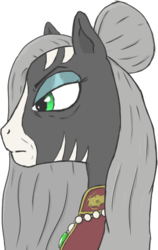 Size: 291x460 | Tagged: safe, artist:whatthescoots, pony, zebra, battletech, capellan confederation, clothes, jewelry, old, ponified, portrait, romano liao, solo, uniform