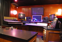Size: 900x602 | Tagged: dead source, safe, artist:willheim, behind the scenes, computer, irl, keyboard, korg, korg m3, mixing console, monitor, music, music equipment, musical instrument, photo, production, sampler, speaker, synthesizer, william anderson, william anderson's studio, workstation