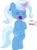 Size: 1100x1474 | Tagged: safe, artist:zacatron94, trixie, pony, unicorn, g4, alternate hairstyle, belly, bipedal, clone, coffee, coffee is magic, eyes closed, female, lula, magic, morning ponies, mug, open mouth, ponytail, simple background, solo, transparent background, vector, yawn