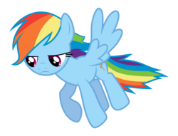 Size: 7855x6000 | Tagged: safe, artist:byteslice, rainbow dash, g4, testing testing 1-2-3, absurd resolution, female, simple background, solo, transparent background, vector