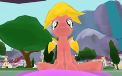 Size: 591x368 | Tagged: safe, oc, oc only, oc:cinnamon swirl, legends of equestria, 3d, 4chan, solo