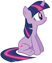 Size: 3390x4090 | Tagged: safe, artist:donnyku, twilight sparkle, g4, female, high res, simple background, sitting, solo, transparent background, vector