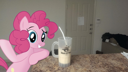 Size: 1024x576 | Tagged: safe, artist:farminilla, pinkie pie, g4, irl, photo, ponies in real life, solo