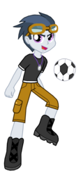 Size: 744x1600 | Tagged: safe, artist:ferrokiva, rumble, equestria girls, g4, equestria girls-ified, football, goggles, male, simple background, solo, transparent background