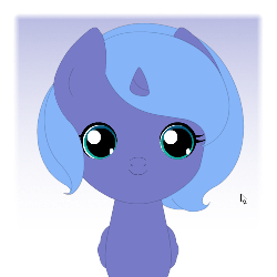 Size: 500x500 | Tagged: safe, artist:jdan-s, princess luna, g4, :<, animated, blinking, boop, click, cross-eyed, cursor, cute, eyes closed, female, filly, happy, looking at you, lunabetes, open mouth, smiling, solo, surprised, woona
