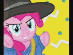 Size: 960x720 | Tagged: safe, screencap, doctor whooves, goldengrape, pinkie pie, sir colton vines iii, time turner, earth pony, pony, g4, season 4, testing testing 1-2-3, '90s, 4:3, alarm clock, animated, backwards ballcap, baseball cap, bling, clothes, dancing, female, gif, graffiti, handkerchief, hat, hip hop, hoodie, jacket, jeans, letterboxing, male, mare, music video, pose, rap, rapper pie, sneakers, sports visor, stallion, strut, swag, sweatpants, tank top, underwear