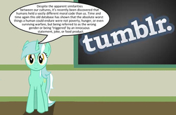 Size: 887x583 | Tagged: safe, lyra heartstrings, g4, chalkboard, human studies101 with lyra, lyra got it right, meme, tumblr