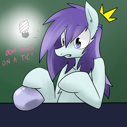 Size: 1200x1200 | Tagged: safe, artist:cymek, oc, oc only, oc:umbra mist, pegasus, pony, egg, lightbulb, solo