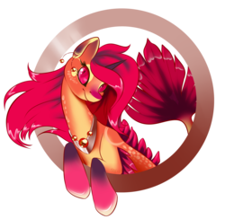 Size: 3657x3576 | Tagged: safe, artist:styxlady, oc, oc only, oc:chromaidia, merpony, high res, solo