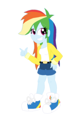 Size: 699x1037 | Tagged: safe, artist:thelunarmage, rainbow dash, equestria girls, g4, female, simple background, solo, transparent background