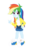 Size: 699x1037 | Tagged: safe, artist:thelunarmage, rainbow dash, equestria girls, g4, female, simple background, solo, transparent background