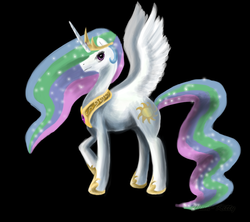 Size: 900x800 | Tagged: safe, artist:wind-kitty, princess celestia, g4, female, solo