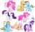 Size: 1024x945 | Tagged: safe, artist:igriega13, applejack, fluttershy, pinkie pie, rainbow dash, rarity, twilight sparkle, g4, mane six, text, twitter