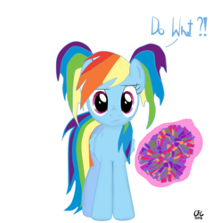 Size: 873x916 | Tagged: safe, artist:goforgold, rainbow dash, g4, alternate hairstyle, female, solo