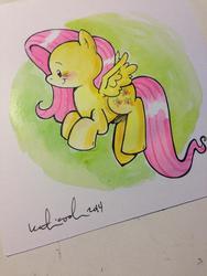 Size: 852x1136 | Tagged: safe, artist:katie cook, fluttershy, g4, female, solo, traditional art