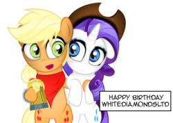 Size: 1536x1087 | Tagged: safe, artist:coltsteelstallion, applejack, rarity, g4, female, lesbian, ship:rarijack, shipping