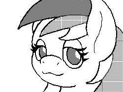 Size: 256x192 | Tagged: safe, artist:askamberfawn, rainbow dash, g4, animated, cider, drinking, female, flipnote, frame by frame, grayscale, monochrome, solo