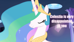 Size: 1366x768 | Tagged: safe, princess celestia, equestria girls, g4, female, image macro, meme, solo