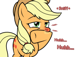 Size: 2048x1536 | Tagged: safe, artist:sneezyapplejack, applejack, earth pony, pony, g4, cold, female, flu, illness, lidded eyes, mare, mucus, nose wrinkle, pre sneeze, red nosed, runny nose, scootaloo's scootaquest, sick, simple background, sneezing, sneezing fetish, sniffing, sniffling, snot, solo, trace, transparent background, vector