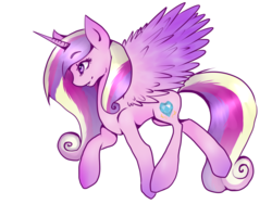 Size: 1024x768 | Tagged: safe, artist:saoiirse, princess cadance, alicorn, pony, g4, female, mare, simple background, solo, transparent background