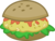 Size: 9296x7000 | Tagged: safe, artist:chainchomp2, g4, trade ya!, .svg available, absurd resolution, burger, food, no pony, oat burger, resource, simple background, transparent background, vector