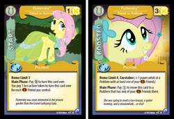 Size: 691x476 | Tagged: safe, enterplay, fluttershy, canterlot nights, g4, my little pony collectible card game, ccg