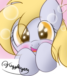 Size: 800x900 | Tagged: safe, artist:bugplayer, derpy hooves, pegasus, pony, g4, bugplayer is trying to murder us, cute, derpabetes, female, mare, solo