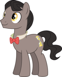 Size: 1024x1279 | Tagged: safe, artist:zekrom-9, eleventh hour, earth pony, pony, g4, bowtie, doctor who, eleventh doctor, male, simple background, solo, the doctor, transparent background, vector